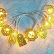 Arab Ramadan Decorated Strings Of Lights For The Middle East Eid Festival