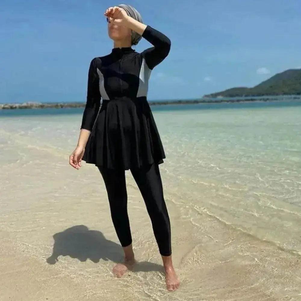 Arab  Swimsuit Women's Three-piece Conservative