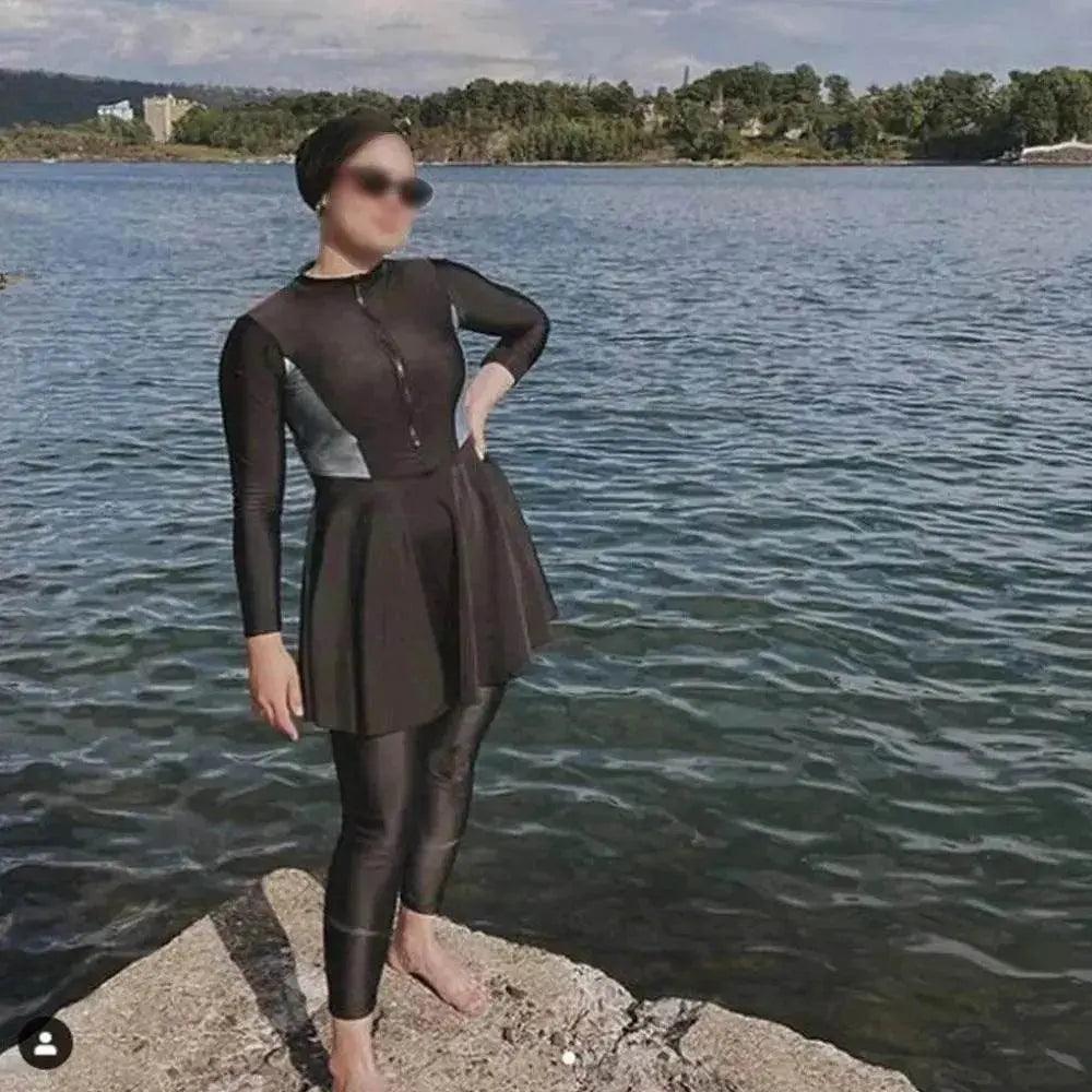 Arab  Swimsuit Women's Three-piece Conservative