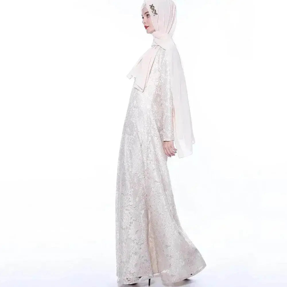 Women's Lace Abaya Dress
