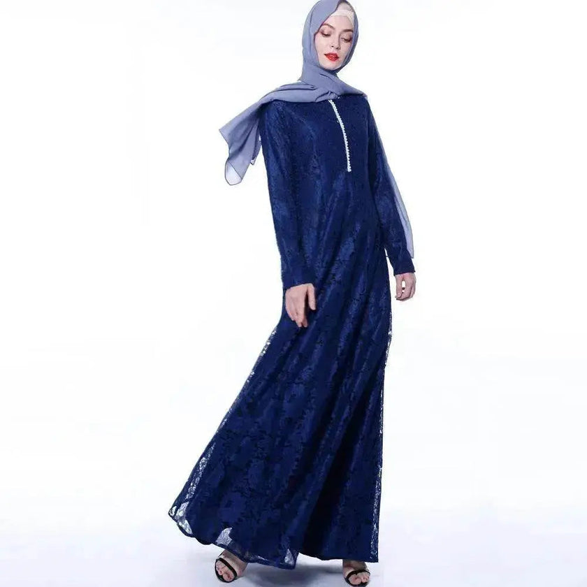 Women's Lace Abaya Dress