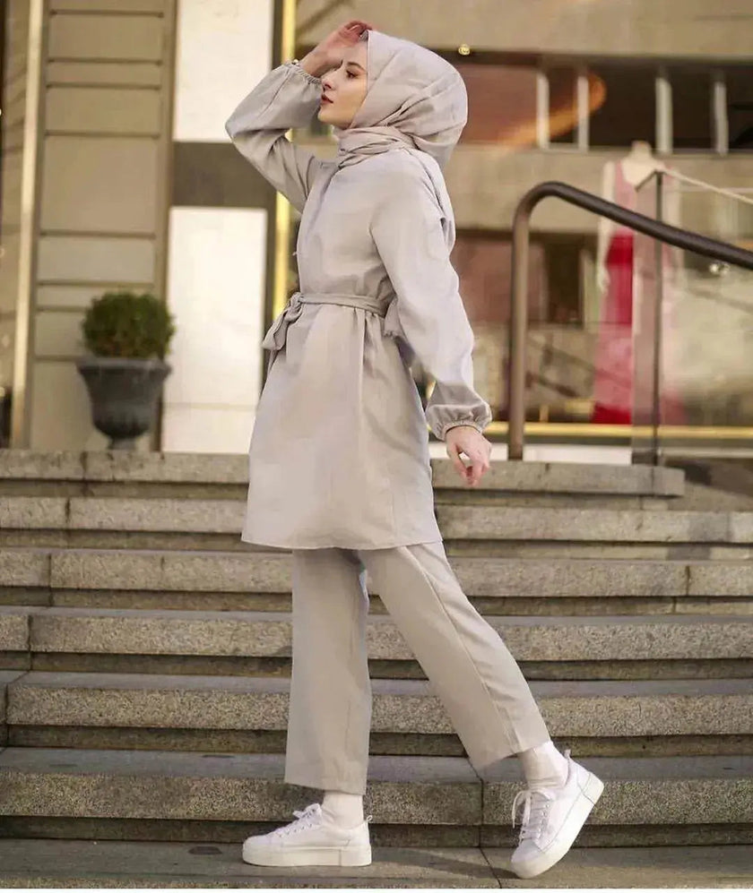 Arab girl Arab  plus size two-piece suit
