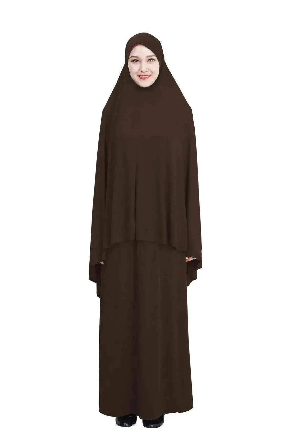 Arab  ladies hijab skirt suit prayer dress