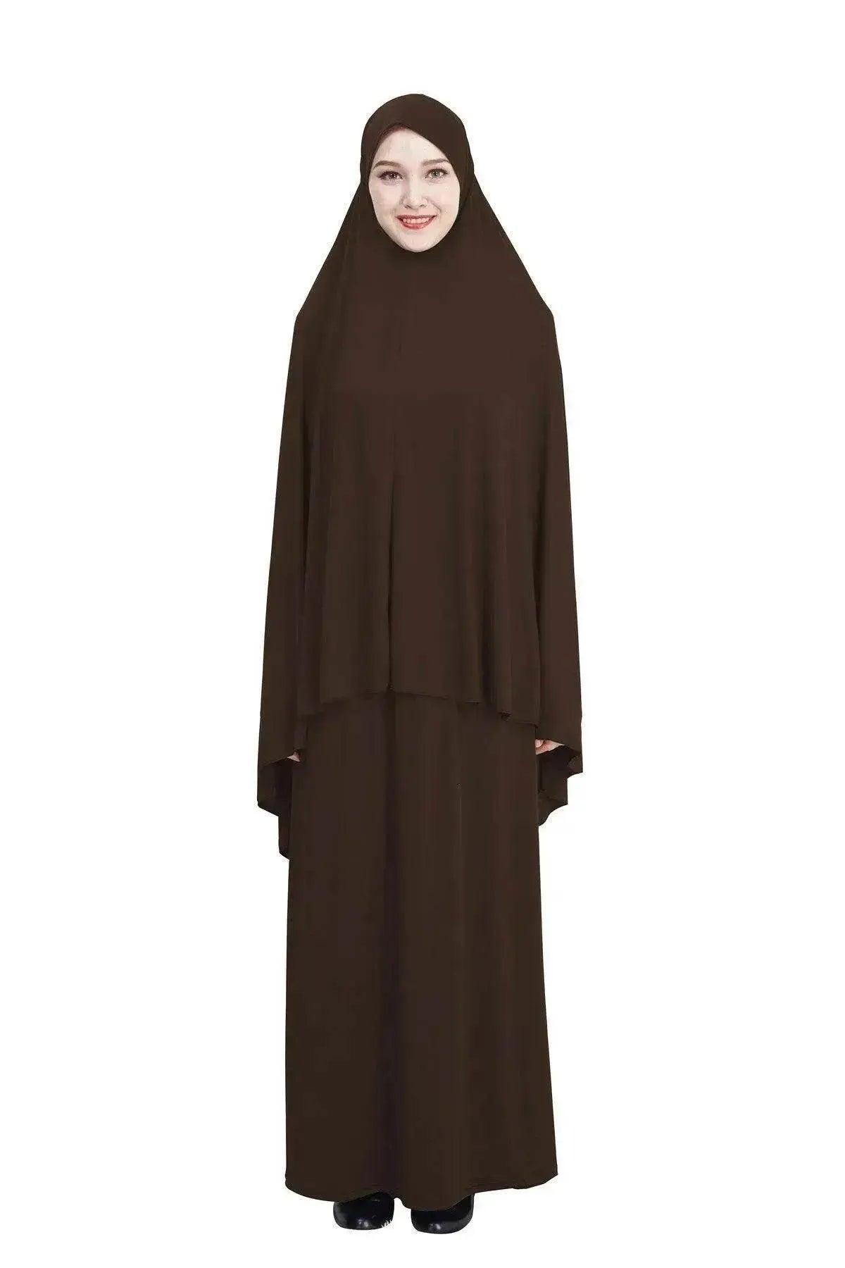 Arab  ladies hijab skirt suit prayer dress