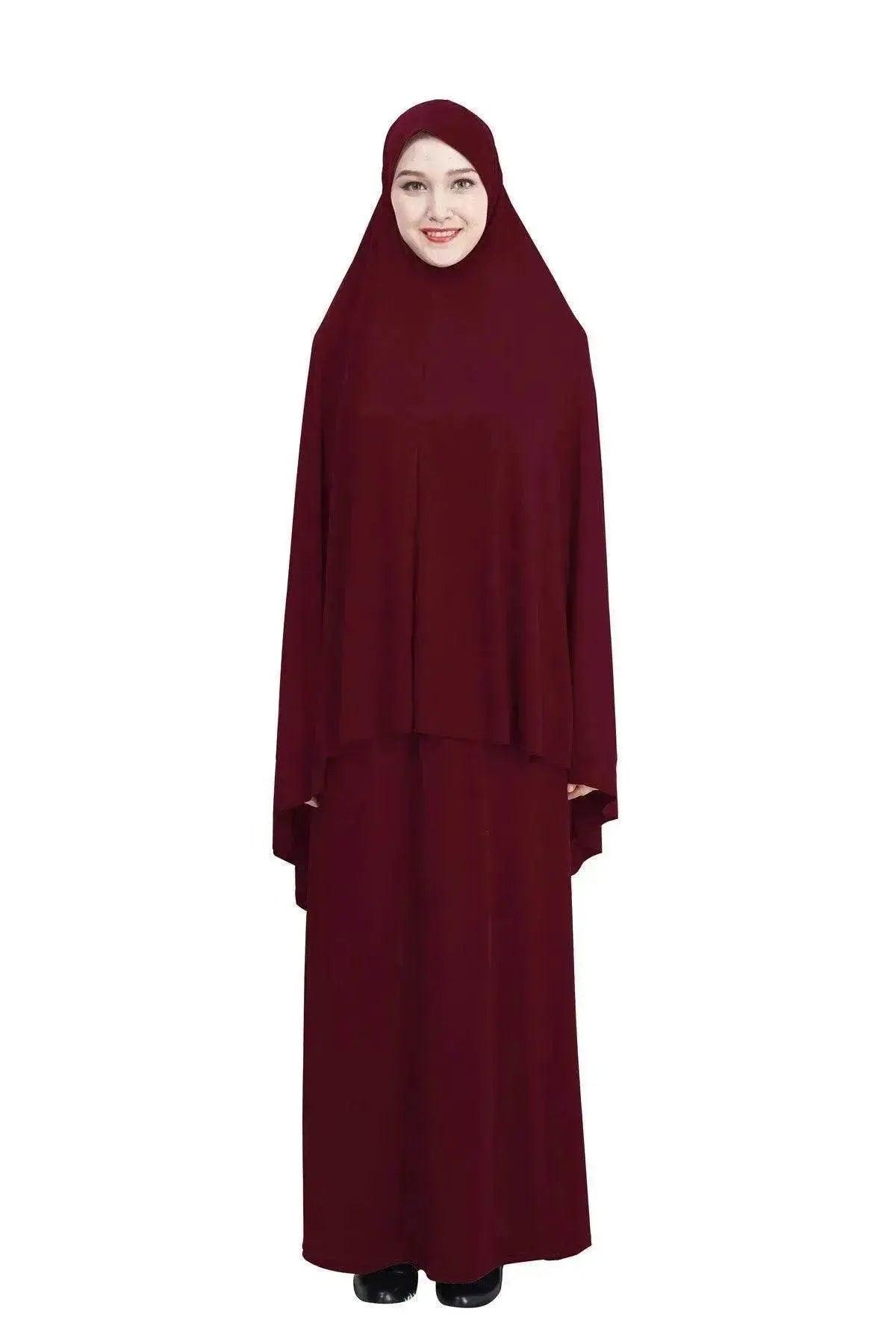 Arab  ladies hijab skirt suit prayer dress