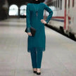 Arab  women's suit abaya two-piece suit