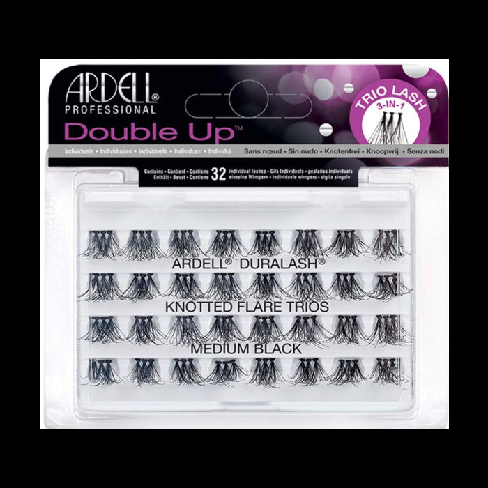 Ardell - Cils Double Up Trio Individual Medium Black