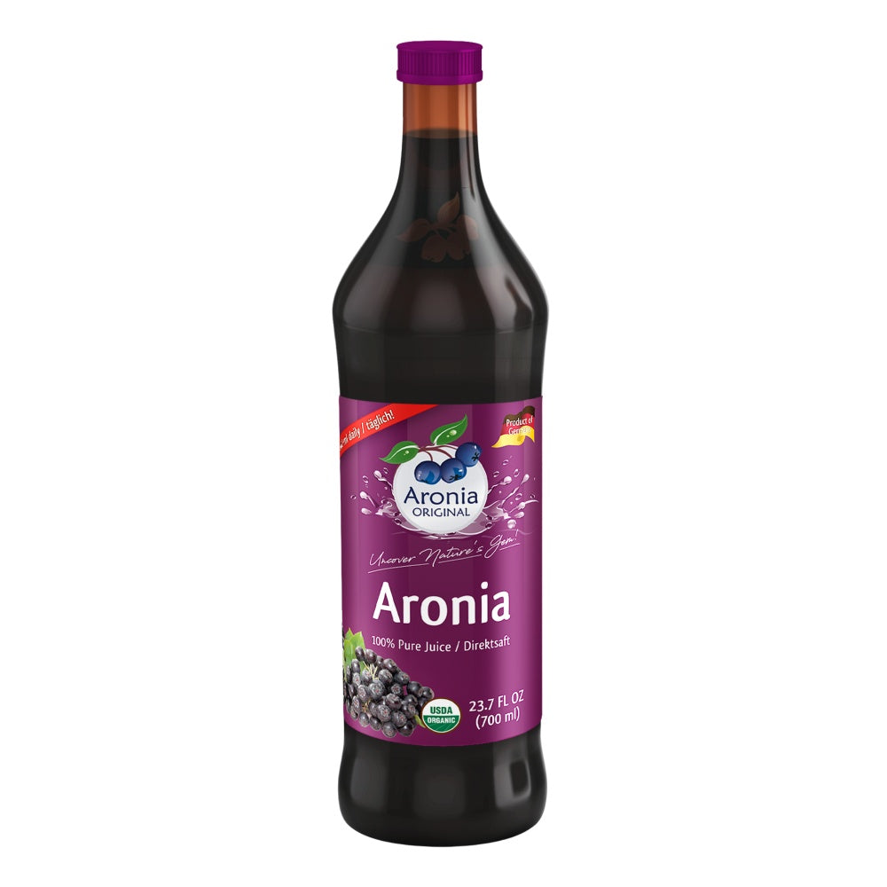 Jus d'aronia biologique, 700 ml (23,7 fl oz)