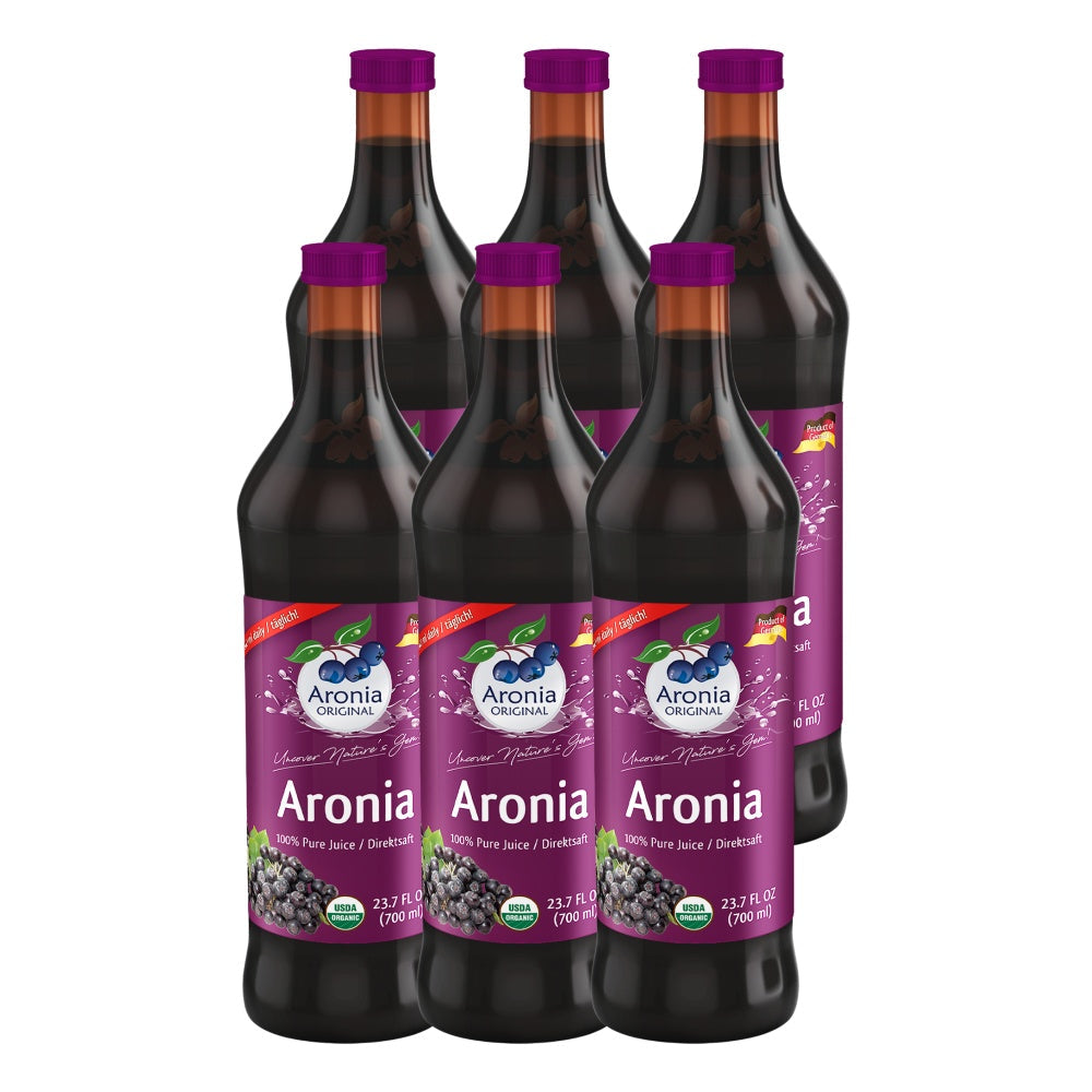 Jus d'aronia biologique, 700 ml (23,7 fl oz)