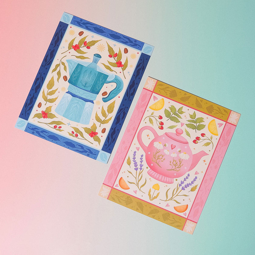 Moka Pot Coffee Art Print (7