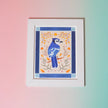 Bluejay Bird Art Print (7