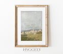 Vintage City and Field Art Print L195