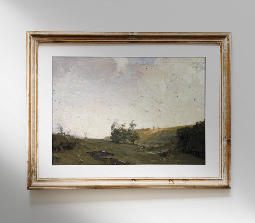 Vintage Country Landscape Art Print L0123