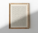 Antique Geometric Pattern Art Print SK0155