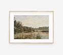 Vintage Field Landscape Art Print L0110