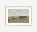 Vintage Muted Pastel Landscape Art Print L0218