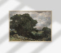 Vintage Moody Sunrise Landscape Art Print L0137