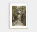 Vintage Forest Landscape Art Print L0120