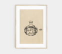 Vintage Jar with Lid II Art Print SK0151