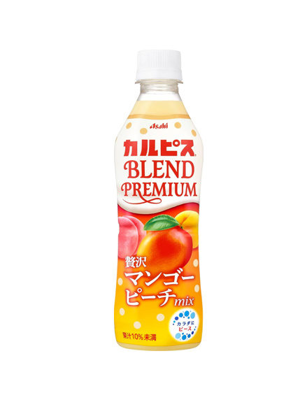 Asahi Calpis Blend Premium Luxury Mango Peach Mix (430ML) [Best Before Date: 2025.12]