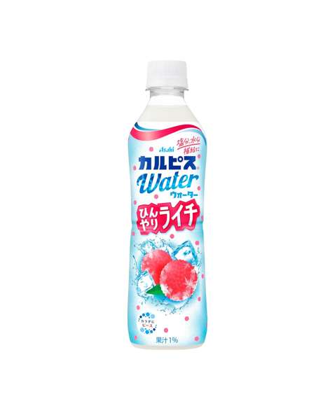 Asahi Calpis Water Cool Lychee (490ML) [Best Before Date: 2025.12]