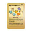 Ash's Gen 1 Pokemon Metal Orica Card