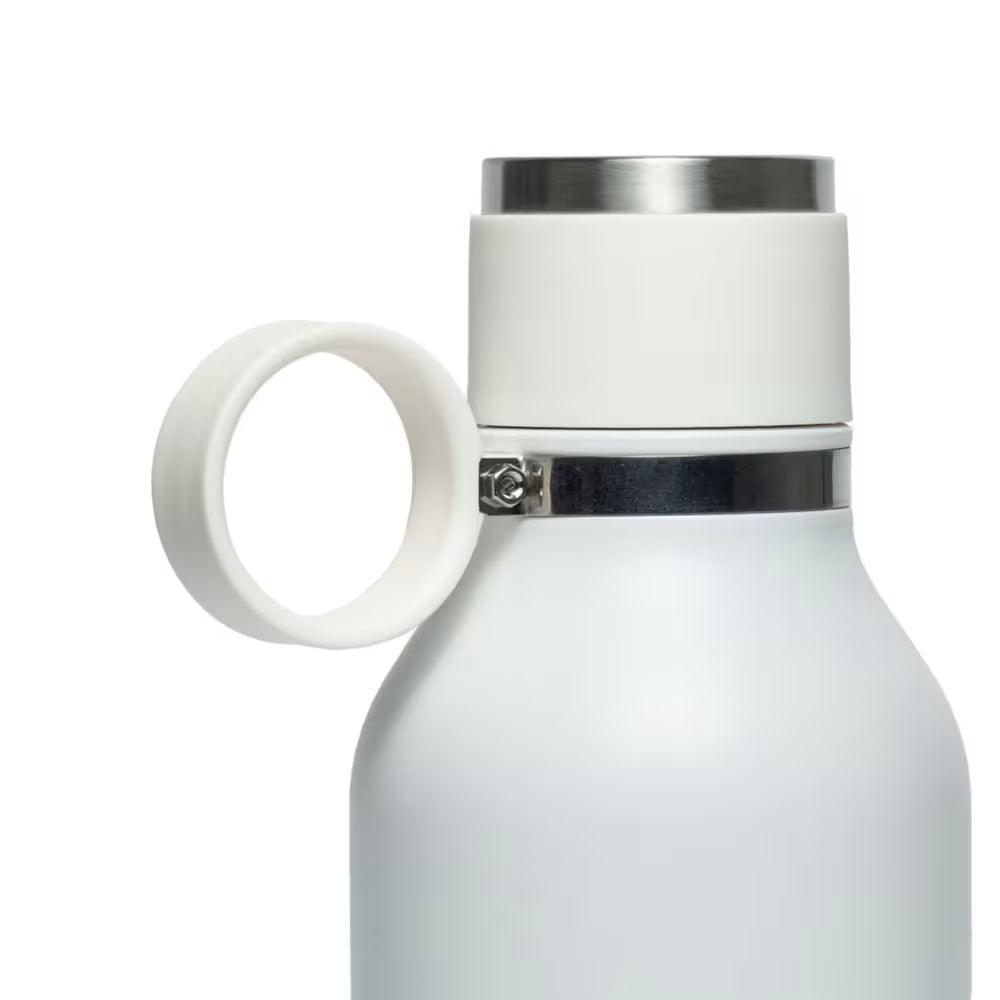 Asobu - Pet Bowl Attached to Stainless Steel Insulated Travel Water Bottle 33 Oz (white)