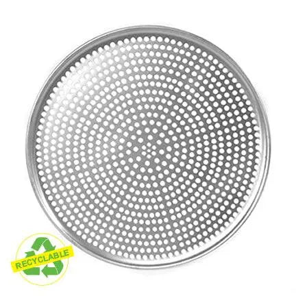 Assiette à pizza perforée