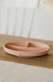 Assiette à succion divisée en silicone