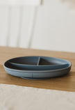 Assiette à succion divisée en silicone
