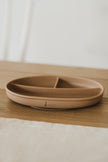 Assiette à succion divisée en silicone