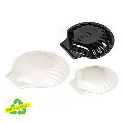 Assiettes en plastique Coquilles St-Jacques, 6