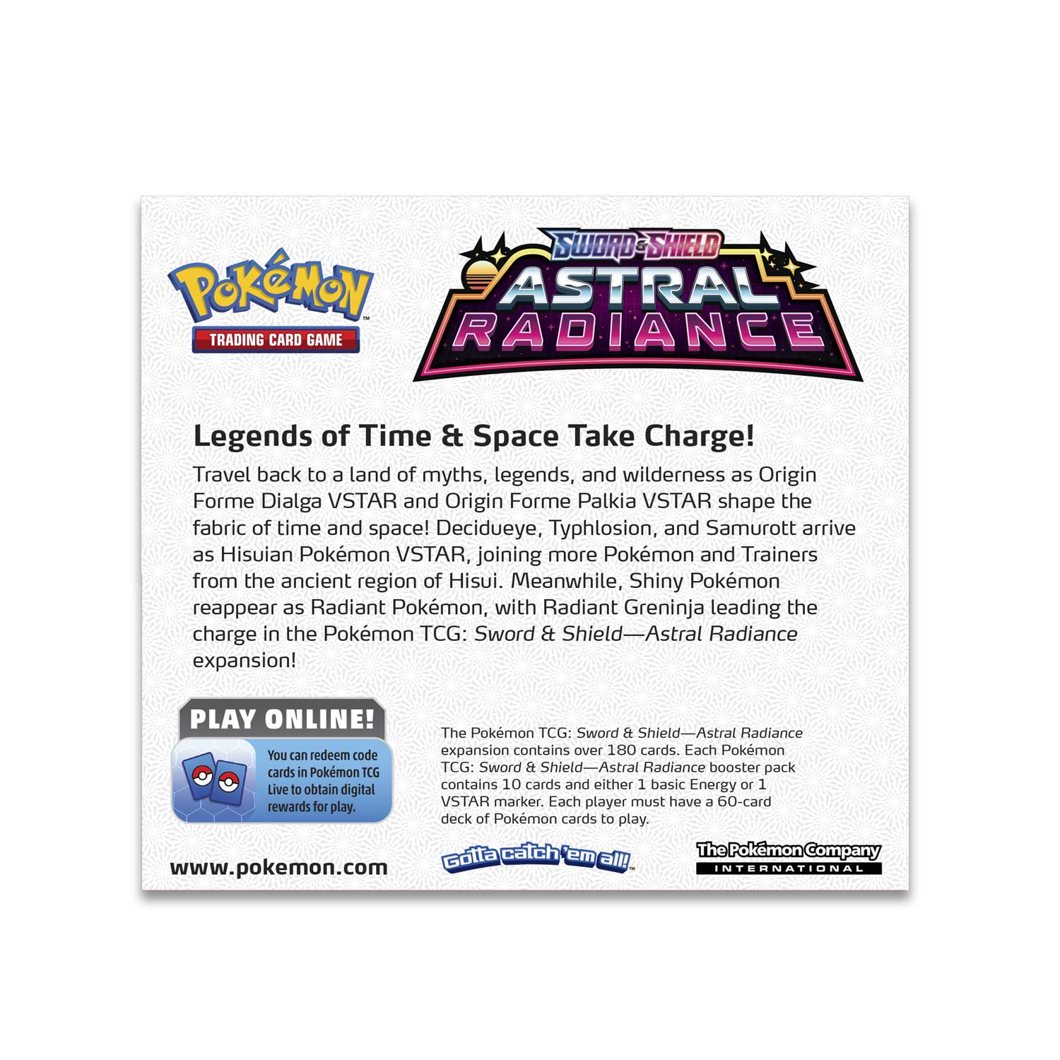 Pokémon TCG - Sword & Shield - Astral Radiance - Booster Box