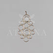 Handmade Sterling Silver Circles Pendant – One of a Kind, Organic Design