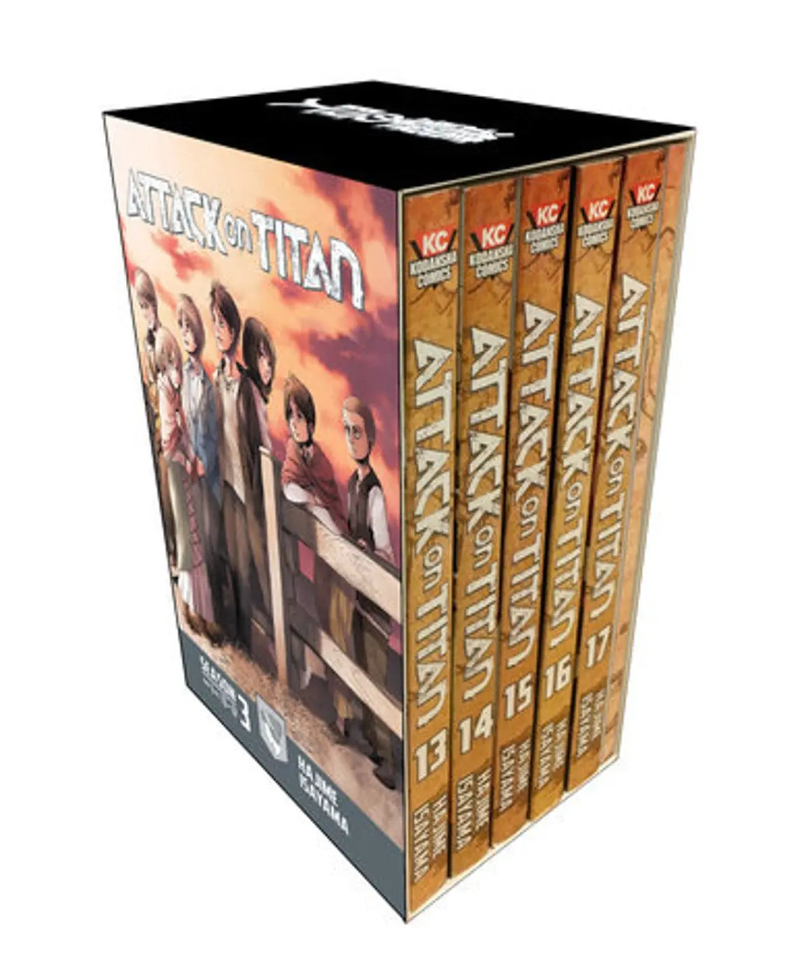 Attack on Titan Season 3 Manga Box Set Bundle