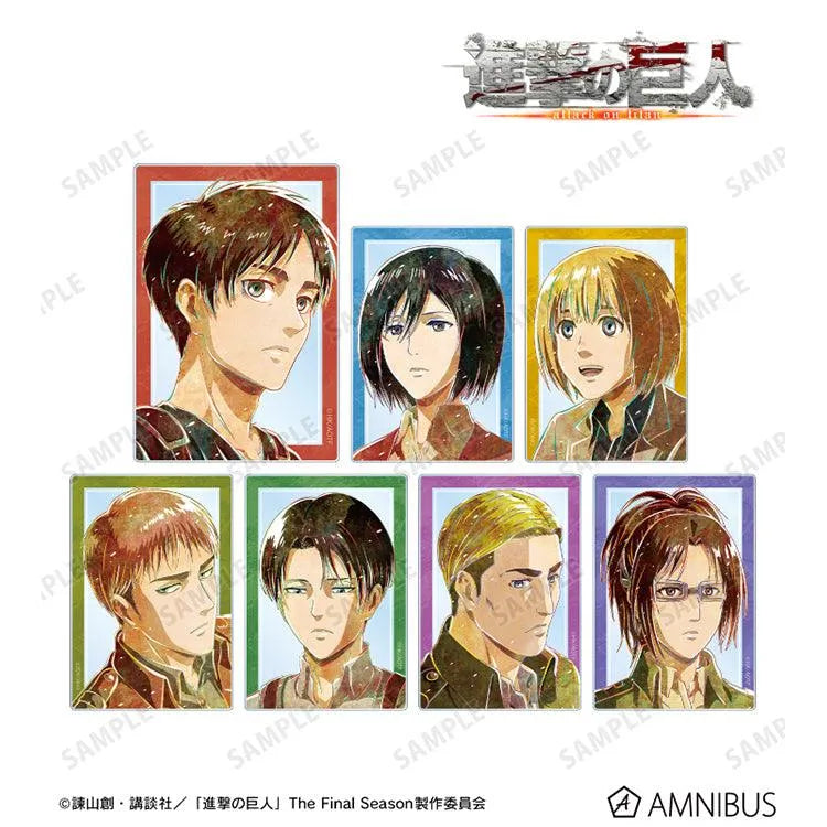 Attack on Titan Anime Merch - Trading Ani-Art Vol.2 Acrylic Card (1 Random)