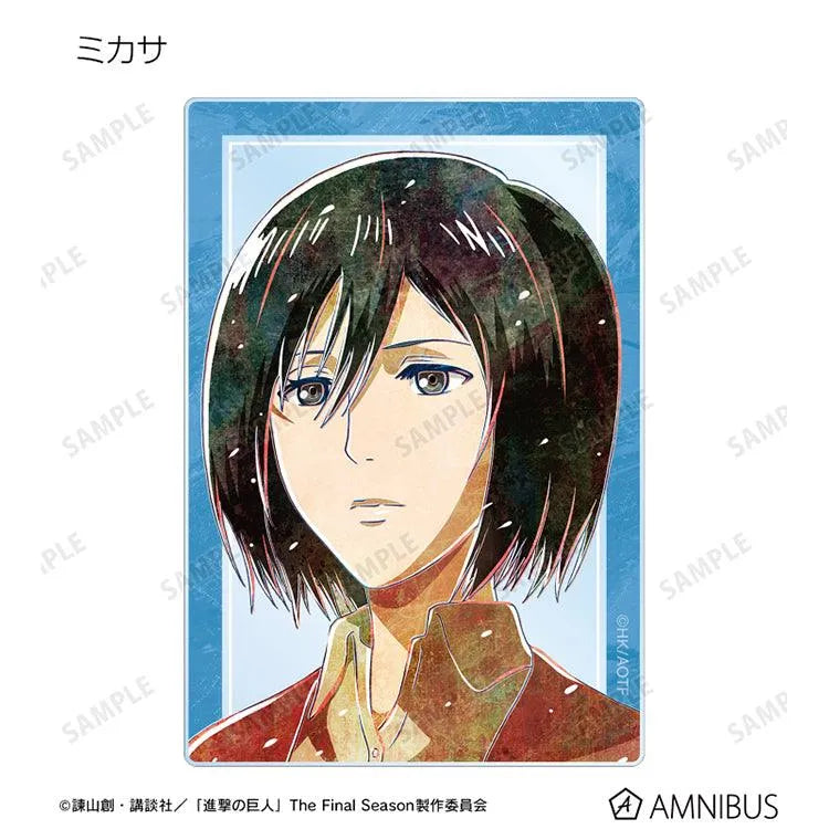 Attack on Titan Anime Merch - Trading Ani-Art Vol.2 Acrylic Card (1 Random)