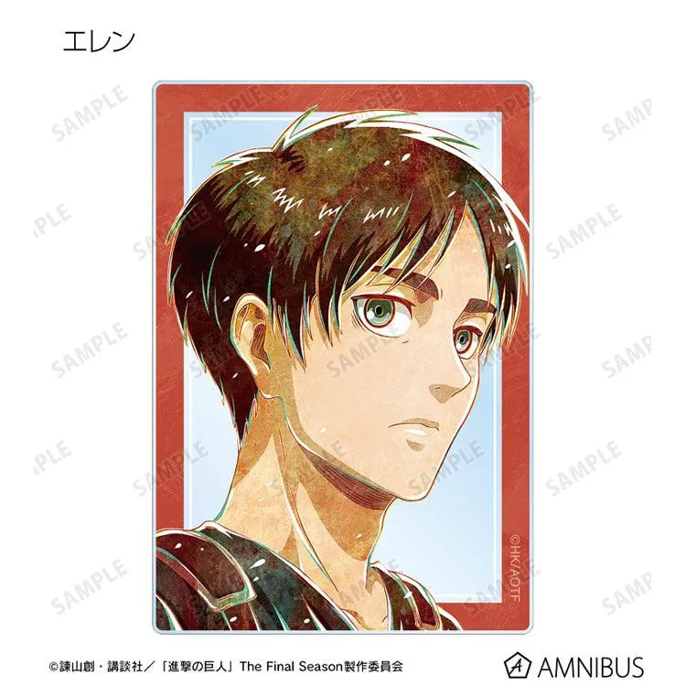 Attack on Titan Anime Merch - Trading Ani-Art Vol.2 Acrylic Card (1 Random)
