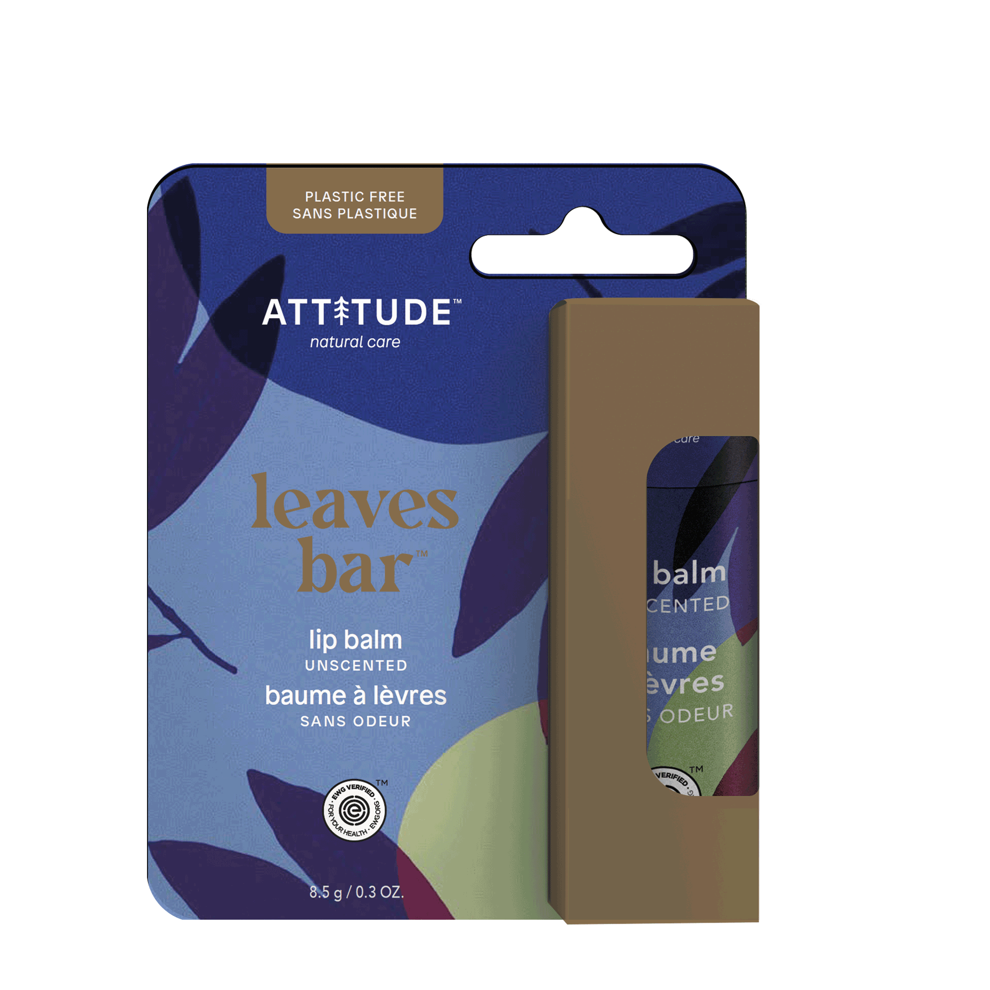 Attitude Lip Balm - Unscented, 8.5g