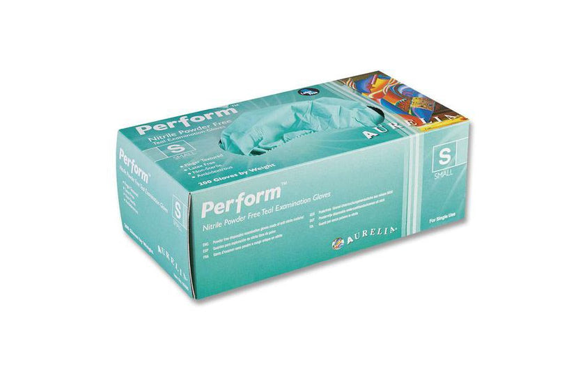 Aurelia - Perform green Nitril Moyen Gloves 200 Pf 2.5 Mm