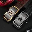 Automatic Buckle Genuine Leather Belt For Middle-aged And Young People