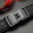Automatic Buckle Genuine Leather Belt For Middle-aged And Young People