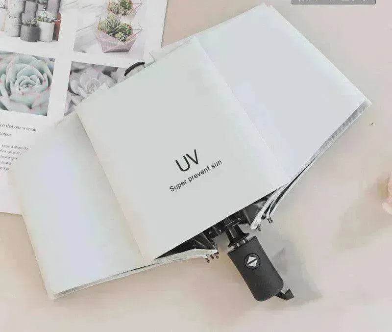 Automatic Lady's Rain & Sun Folding Umbrella