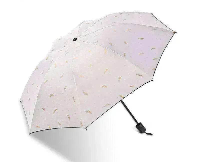Automatic Lady's Rain & Sun Folding Umbrella