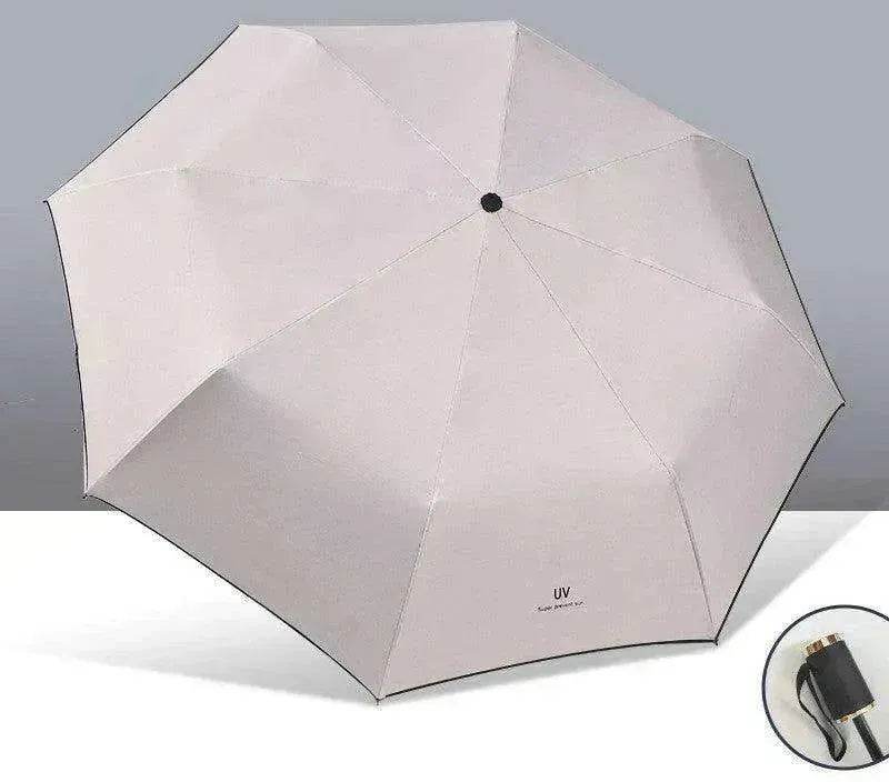 Automatic Lady's Rain & Sun Folding Umbrella