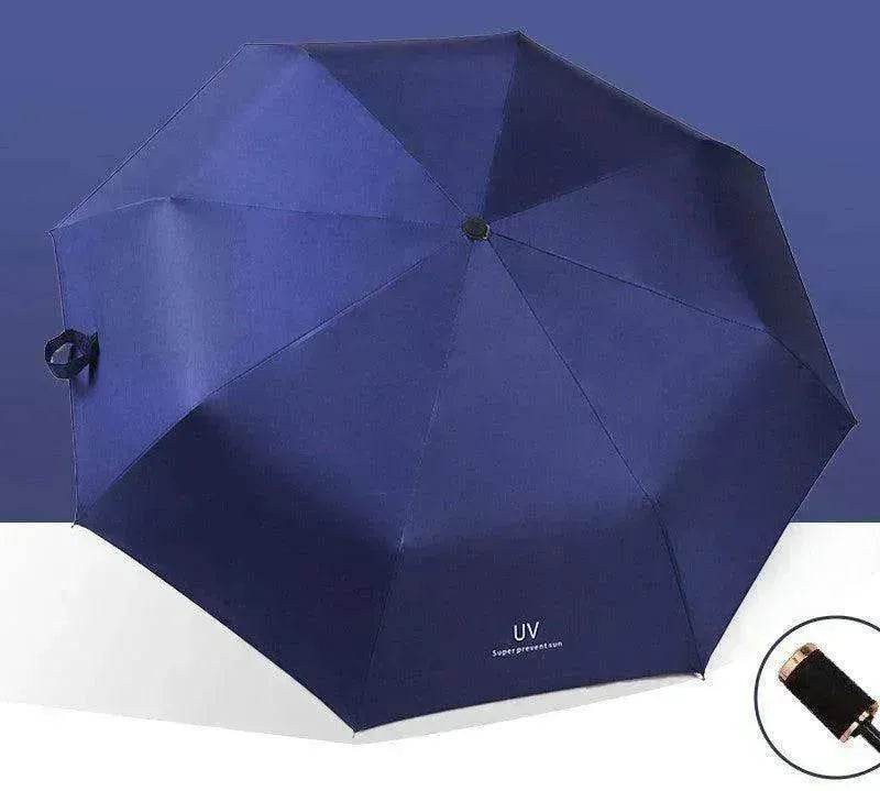 Automatic Lady's Rain & Sun Folding Umbrella