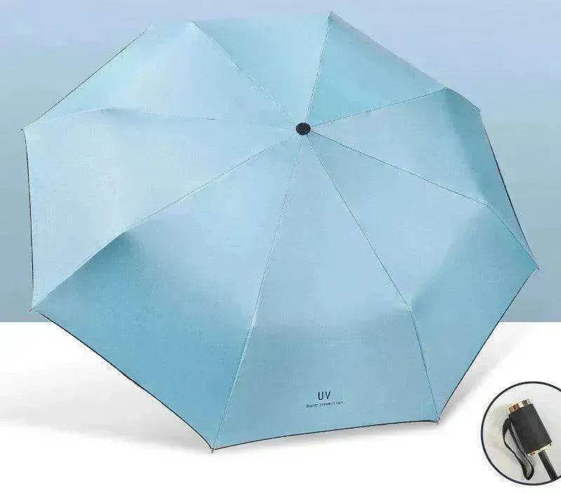 Automatic Lady's Rain & Sun Folding Umbrella