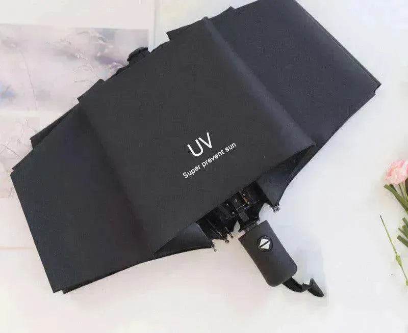 Automatic Lady's Rain & Sun Folding Umbrella