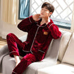 Autumn Pajamas – Flannel Trousers Sleepwear for Young Men