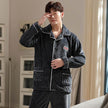 Autumn Pajamas – Flannel Trousers Sleepwear for Young Men